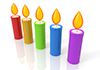 Candles --3D Illustrations | Free Materials | Download